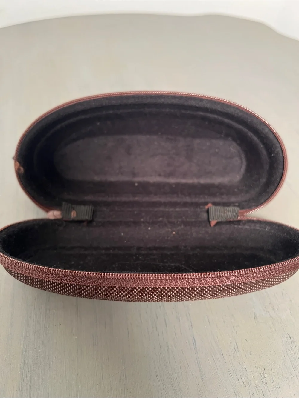 Maui Jim Brown Textured Hard Sunglasses Case